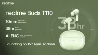 Realme تستعد لكشف النقاب عن سماعة Realme Buds T110 في 15 من أبريل