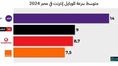 «Nperf»: «وي We» توفر أسرع موبايل إنترنت في مصر بـ2024