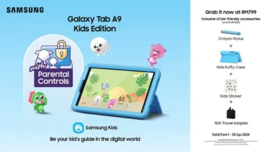 إطلاق تابلت الأطفال من سامسونج Galaxy Tab A9 Kids Edition