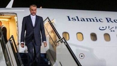 عبداللهيان يغادر طهران ويصل مطار جون إف كينيدي بنيويورك +فيديو
