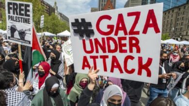 مظاهرات ووقفات تضامنية لدعم غزة