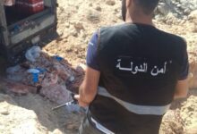 أمن الدولة في بعلبكّ – الهرمل تتلف شاحنتين لبقايا الدجاج وتوقف سائقيهما