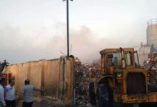 إخماد حريق في منشأة لصناعة الورق في مدينة الشيخ نجار الصناعية – S A N A