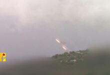 إطلاق 40 صاروخا من جنوب لبنان باتجاه مواقع إسرائيلية