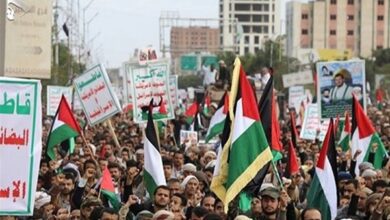 اليمن.. مسيرات في أكثر من 20 ساحة بصعدة نصرة لغزة