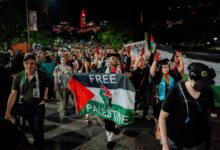 تظاهرات في تكساس ضد العدوان على غزة