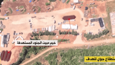 بالفيديو | مشاهد من عملية استهداف المقاومة الإسلامية المقر المُستحدث لقيادة كتيبة ‏المدفعية 411 قرب جعتون