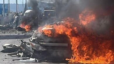 بالفيديو..4 شهداء بقصف صهيوني استهدف سيارة جنوبي لبنان