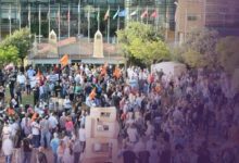 تجمع لمناصري “التيار” مقابل مبنى الاسكوا رفضاً للنزوح السوري