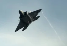تعرض طائرة F-22 رابتور لحادث خلال تدريبات قتالية في جورجيا