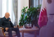 وزير خارجية قطر لقائد الجيش: سنواصل تقديم الدعم للمؤسسة العسكرية