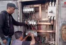 إعادة تأهيل مركز تحويل الدبس الكهربائي ببلدة الغارية الشرقية في ريف درعا – S A N A