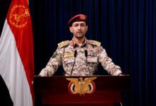 القوات اليمنية: استهدفنا بالاشتراك مع المقاومة العراقية 5 سفن بميناء حيفا والبحر المتوسط