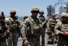 انتشار كبير للجيش الأمريكي في الرصيف العائم قبالة سواحل غزة | وكالة شمس نيوز الإخبارية - Shms News |