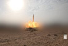 بالصور والفيديو | صاروخ حاطم -2.. أول صاروخ “فرط صوتي” يمني الصنع يدخل الخدمة بشكل فعلي