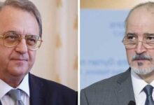 بوغدانوف والجعفري يبحثان تعزيز التعاون السوري الروسي متعدد الأوجه – S A N A