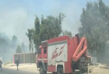 حريق ضخم بأكشاك على طريق حمص طرطوس.. والعمل جار على إخماده – S A N A