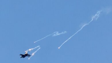 حزب الله: تصدينا لطائرة حربية إسرائيلية بصواريخ أرض جو