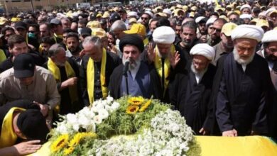 حزب الله يشيع قياديا بارزا ويتوعد الكيان الإسرائيلي