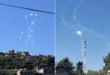 حزب الله يمطر شمال إسرائيل بأكثر من 150 صاروخا توقع إصابات وعشرات الحرائق