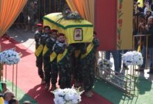حزب الله يُشيّع الشهيد السعيد على طريق القدس المجاهد علي حسين صبرا في بلدة البابلية