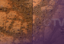 صخرة غامضة… على المريخ