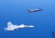 طائرات F-35A إيطالية تعترض طائرة روسية من طراز Su-30Sm فوق بحر البلطيق لأول مرة (فيديو)