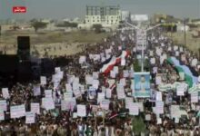 مسيرات مليونية في صعدة باليمن نصرة لفلسطين