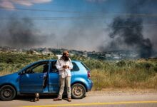 هجمات للمستوطنين وحرق أراضي زراعية ومحاولة إحراق منازل