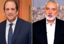 هنية ووزير المخابرات المصرية يبحثان مسار المفاوضات الجارية لوقف إطلاق النار