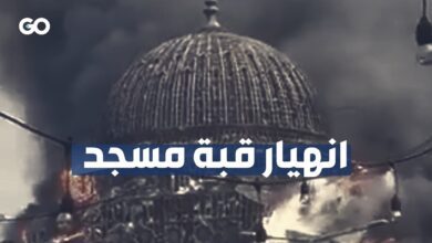 انهيار قبة مسجد في اندونيسيا