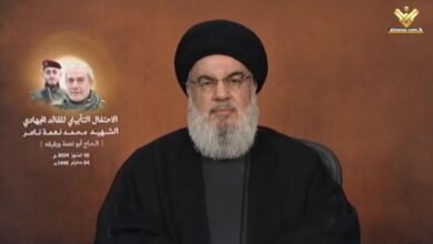 السيد نصر الله يعلق على انتخابات الرئاسة الايرانية وفوز بزشكيان