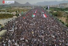 اليمن... مسيرات حاشدة في العاصمة اليمنية صنعاء دعما لفلسطين