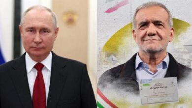 بوتين يعلق على انتخاب بزشكيان رئيسا لإيران