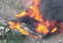 تدمير مركبة قتالية روسية نادرة في أوكرانيا