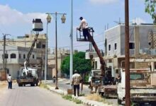 تركيب وحدات إنارة شمسية في مدينة بصرى الشام – S A N A