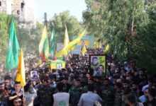 حزب الله يشيّع الشّهيد السّعيد على طريق القدس عبّاس منيف عطوي في بلدة شقرا الجنوبيّة