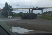 رصد مركبة مشاة قتالية ثقيلة جديدة في روسيا (فيديو)