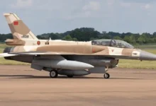 وصول مقاتلات إف-16 مغربية لبريطانيا للمشاركة في المعرض العسكري العالمي