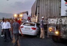 وفاة ثلاثة أشخاص جراء حادث على طريق دمشق – حمص قرب جسر القطيفة – S A N A