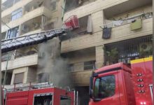 إخماد حريق في معمل إسفنج بمدينة اللاذقية – S A N A