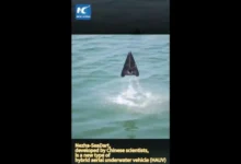 الصين تكشف عن مركبة جوية هجينة تُطلق من تحت الماء (فيديو)
