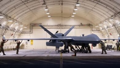 للمرة العاشرة.. القوات اليمنية تسقط طائرة أميركية من طراز MQ-9