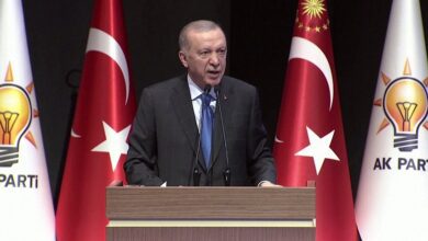 إردوغان: نعمل على تعزيز الجبهة الداخلية مع اقتراب النار التي أشعلها الاحتلال