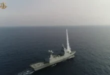 Ins Magen تقوم بإطلاق نظام الدفاع البحري C-Dome. الصورة: الجيش الإسرائيلي