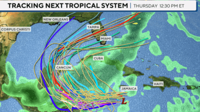 اخبار مترجمة :التهديد التالي للطقس الاستوائي يتشكل في منطقة البحر الكاريبي. هل ستتحرك نحو ساحل خليج فلوريدا؟