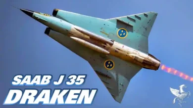 المقاتلة السويدية J 35 Draken: طائرة أسطورية شقت طريقها في سماء العالم