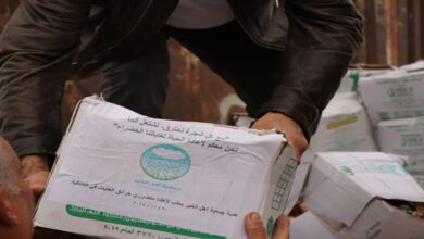 شحنة مساعدات إنسانية من حلب للمتضررين من الحرائق باللاذقية – S A N A