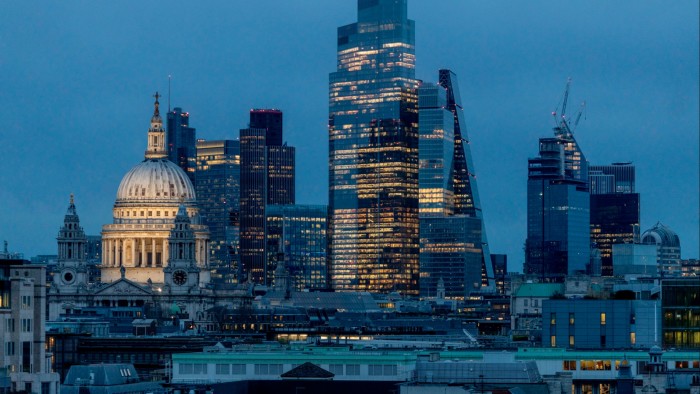 The City of London skyline