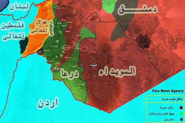 سوريا: أول تظاهرات شعبية في حوض اليرموك ضد الوجود الإسرائيلي